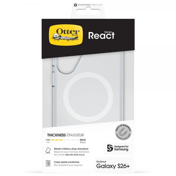 Otterbox Samsung Galaxy S26 Plus Cover React MagSafe Transparent