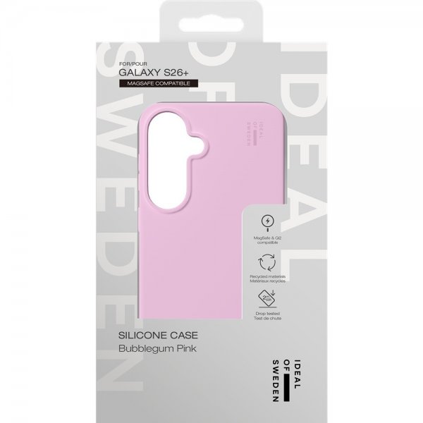 Ideal of Sweden Samsung Galaxy S26 Plus Cover Silikone Etui MagSafe Bubblegum Pink