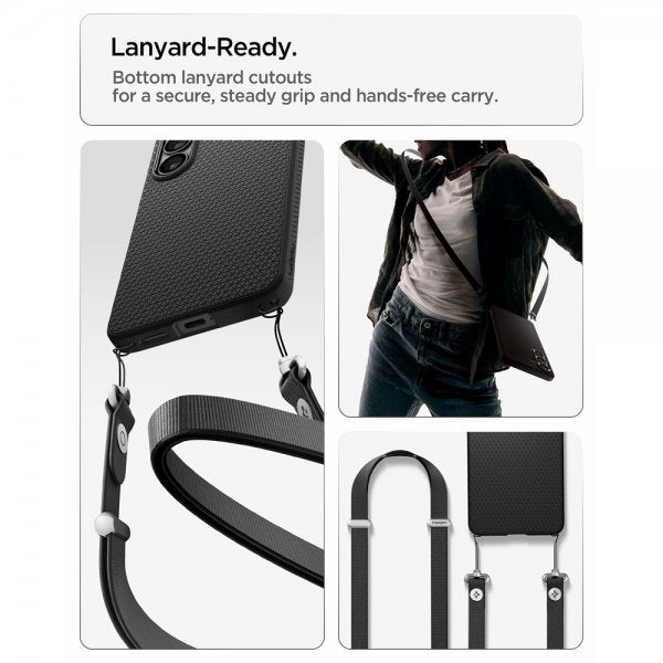 Spigen Samsung Galaxy S26 Cover Liquid Air MagFit Matte Black
