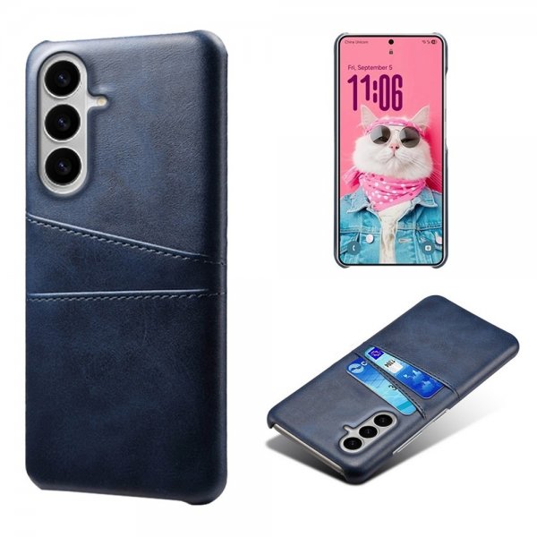 Samsung Galaxy S26 Cover med to kortlommer Blå