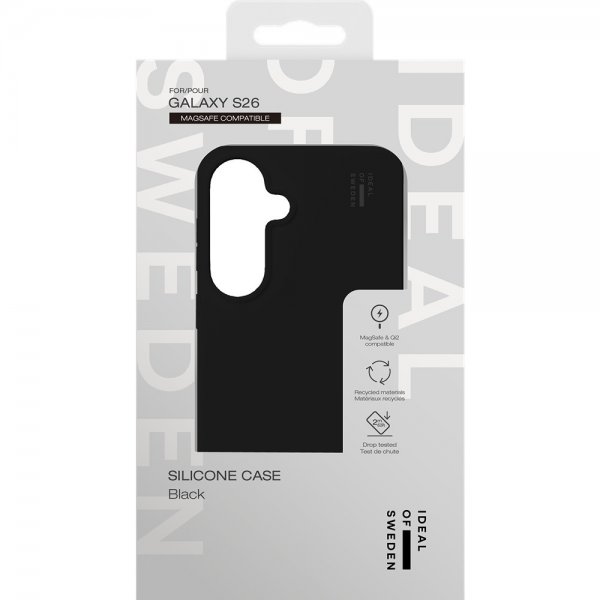 Ideal of Sweden Samsung Galaxy S26 Cover Silicone Case MagSafe Black