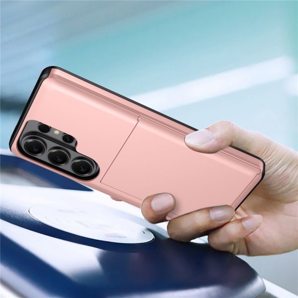 Samsung Galaxy S26 Ultra Cover Card Slide Blå