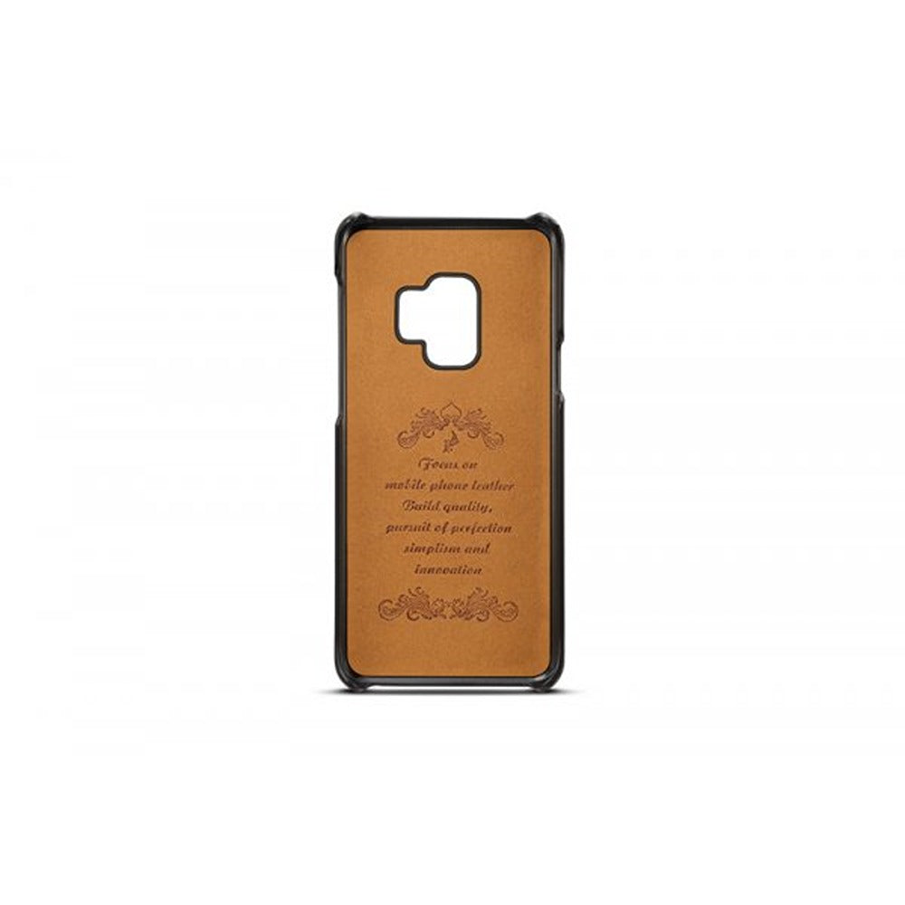 Samsung Galaxy S9 Cover med to Kortlommer Sort