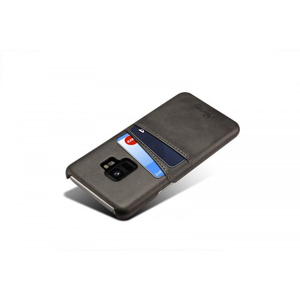 Samsung Galaxy S9 Cover med to Kortlommer Sort