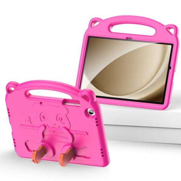 Dux Ducis Samsung Galaxy Tab A9 Plus Etui Panda Magenta