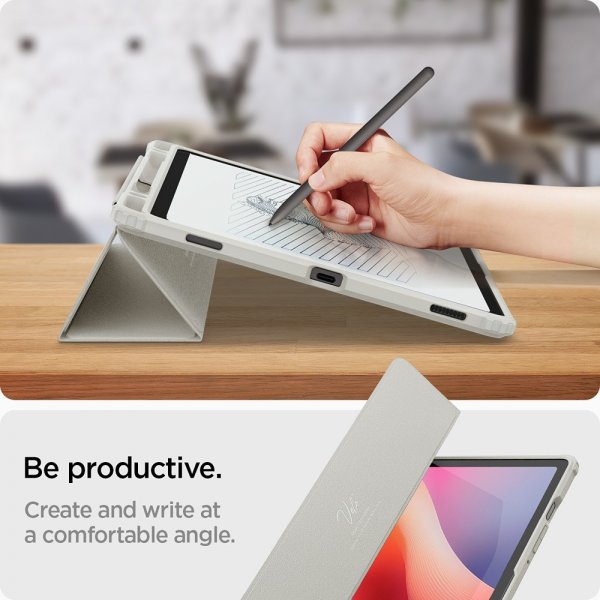 Spigen Samsung Galaxy Tab S10 FE Cover Ultra Hybrid Pro Grå