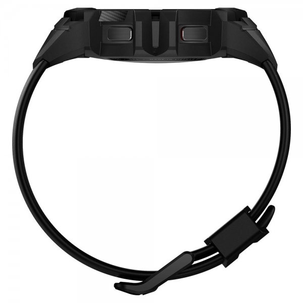 Spigen Samsung Galaxy Watch 4/5 44mm Etui med Rem Rugged Armor Pro Charcoal Gray