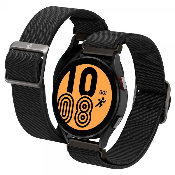 Spigen Samsung Galaxy Watch 20mm Armbånd Lite Fit Sort