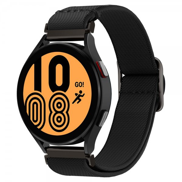 Spigen Samsung Galaxy Watch 20mm Armbånd Lite Fit Sort