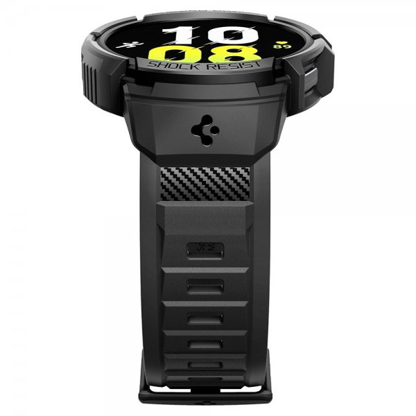 Spigen Samsung Galaxy Watch 6 40mm Urkasse og Rem Rugged Armor Pro Sort