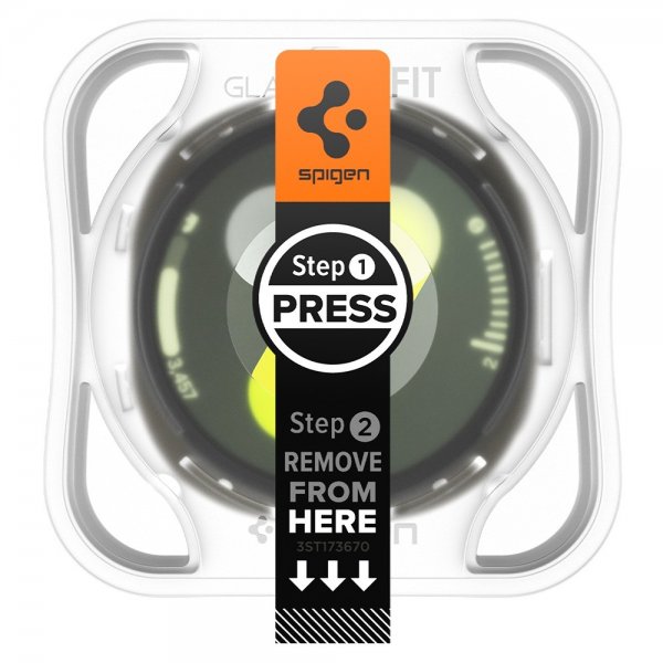 Spigen Samsung Galaxy Watch 8 44mm Skærmbeskyttelse GLAS.tR EZ Fit 2-pak