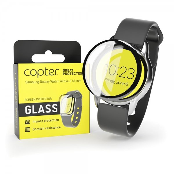 Copter Samsung Galaxy Watch Active 2 44mm Skærmbeskyttelse Exoglass Curved