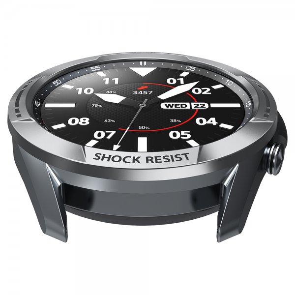 Spigen Samsung Galaxy Watch3 45mm Cover Chrono Shield Sølv