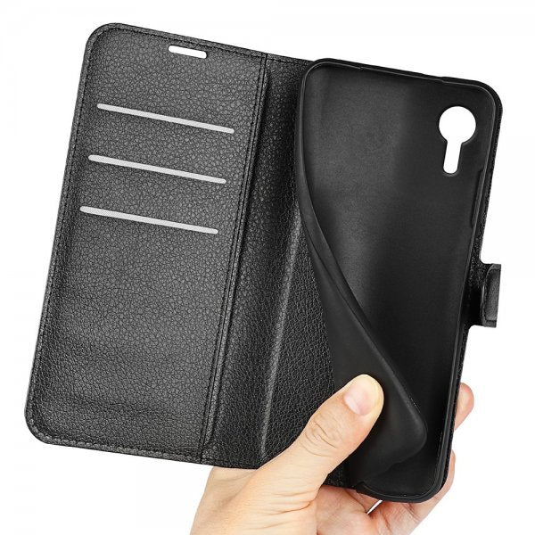 Samsung Galaxy XCover 7 Etui Litchi Sort