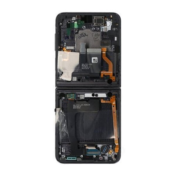 Samsung Galaxy Z Flip 4 Skærm med LCD Display - Grafit