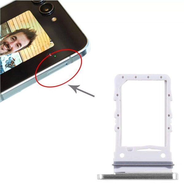 Samsung Galaxy Z Flip 5 SIM-kortholder - Sølv