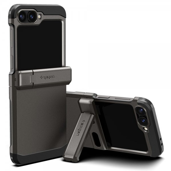 Spigen Samsung Galaxy Z Flip 6/Galaxy Z Flip 7 FE Cover Tough Armor Pro Gunmetal