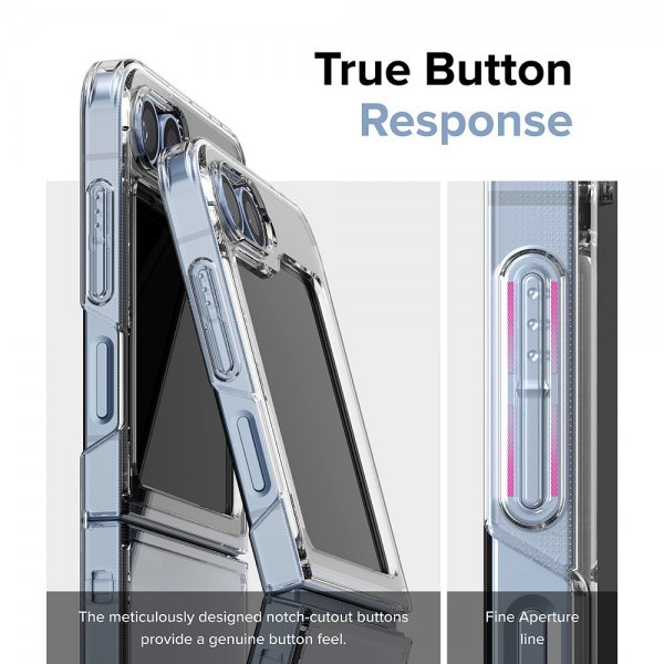 Ringke Samsung Galaxy Z Flip 6/Flip 7 FE Cover Fusion Transparent