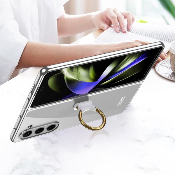 GKK Samsung Galaxy Z Fold 5 Cover med Ringholder Klar