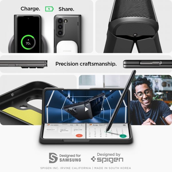 Spigen Samsung Galaxy Z Fold 5 Cover Slim Armor Pro Sort