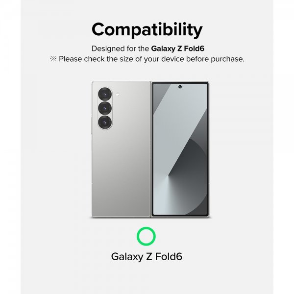 Ringke Samsung Galaxy Z Fold 6 Skærmbeskyttelse Dual Easy Film 2-pak