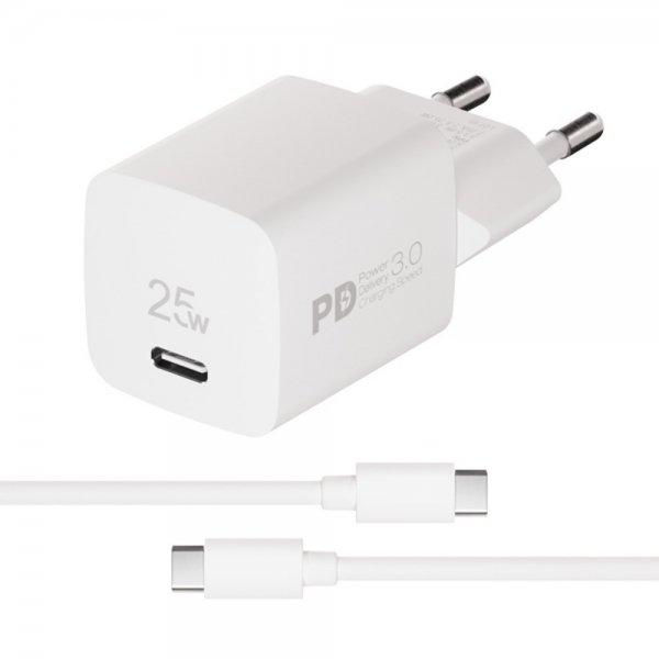 Vivanco Samsung Oplader med Kabel 25W Super Fast Charger Sæt