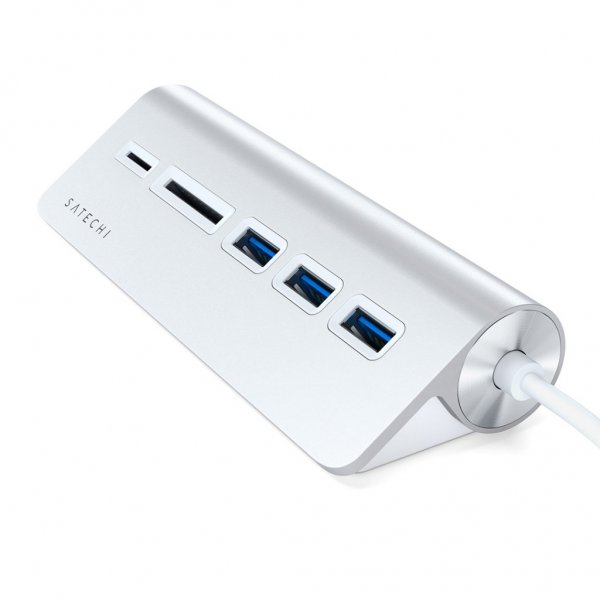 Satechi USB-C Combo Hub til stationær computer Blå