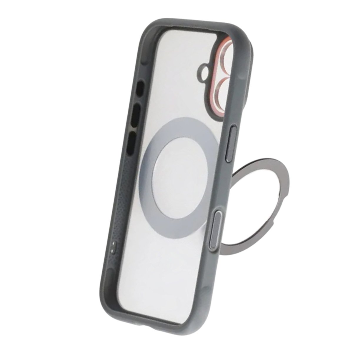 iPhone 17 Cover med roterbart stativ MagSafe Grå
