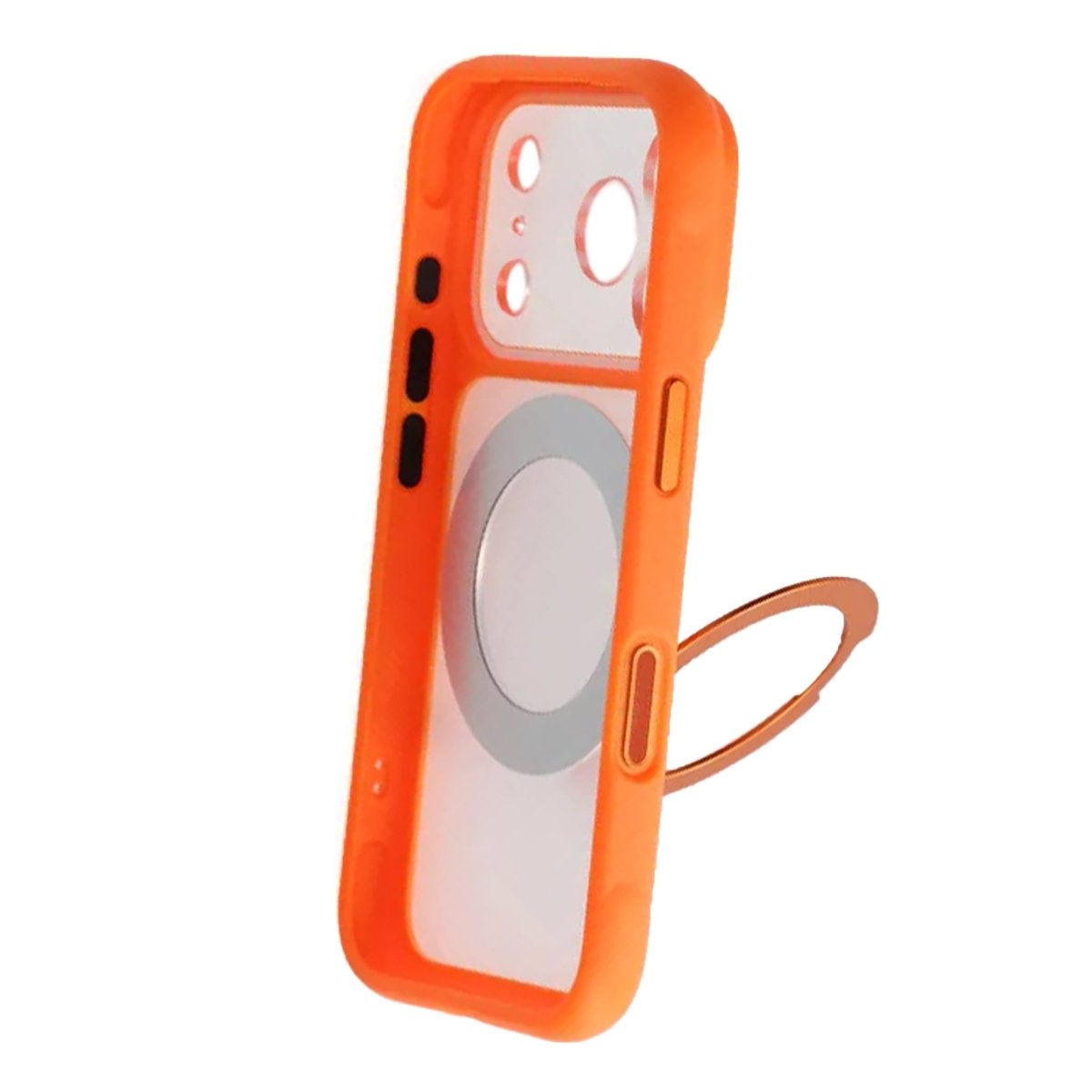 iPhone 17 Pro Max Cover med roterbart stativ MagSafe Orange
