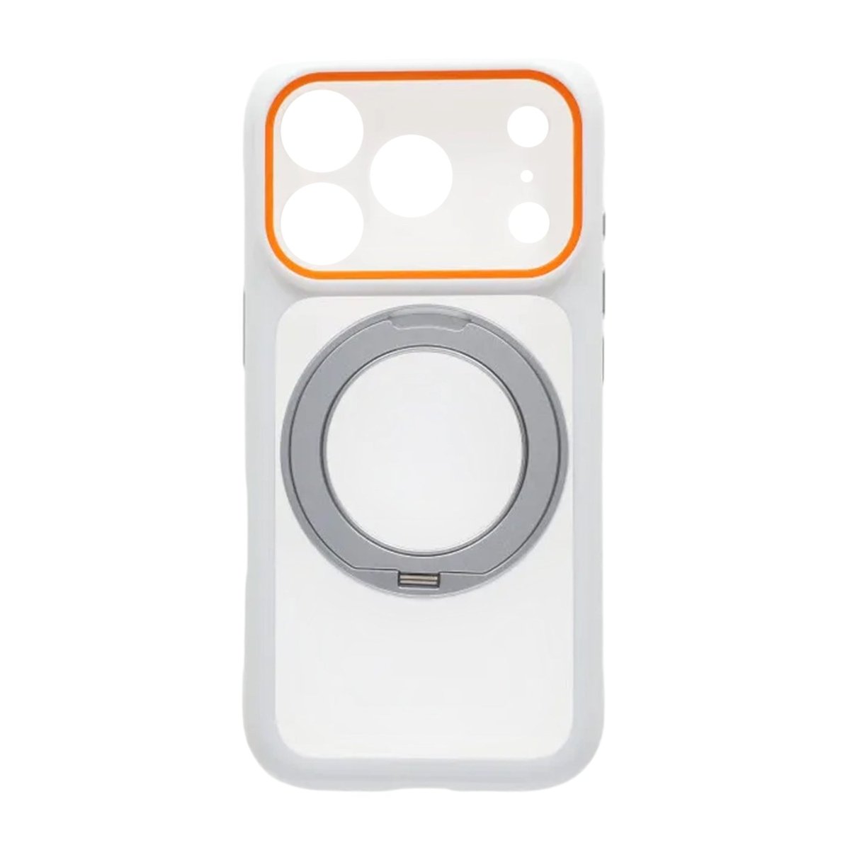 iPhone 17 Pro Max Cover med drejeligt stativ MagSafe Hvid