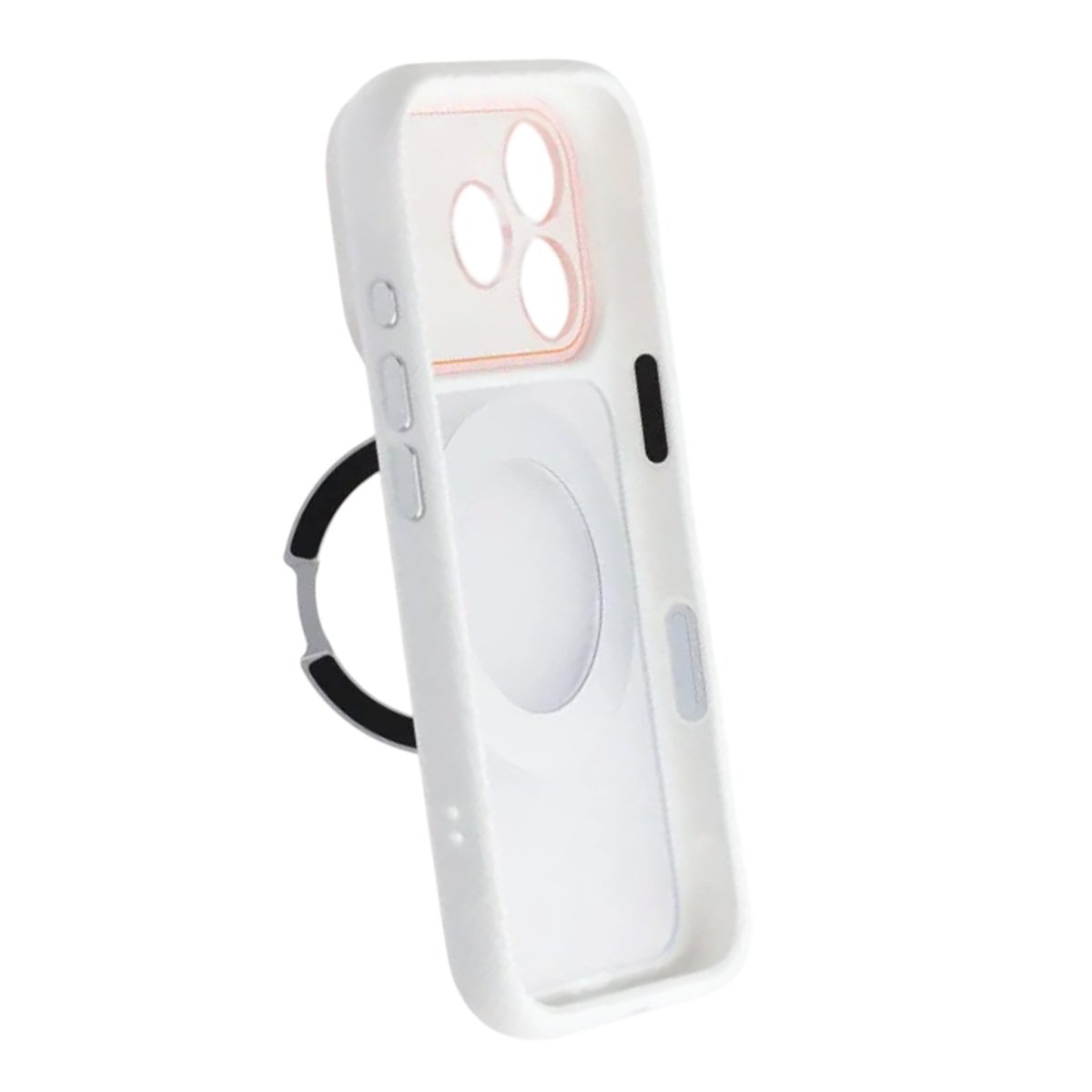 iPhone 17 Pro Cover med roterbart stativ MagSafe Hvid