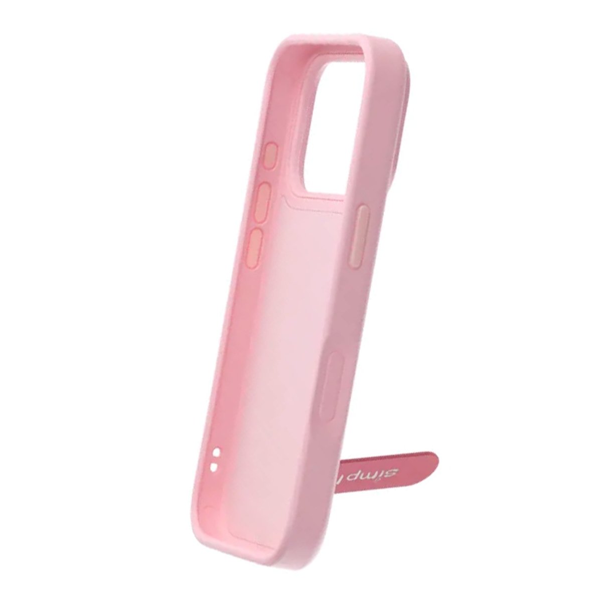 iPhone 17 Pro Max Cover med udfoldeligt stativ Lyserød