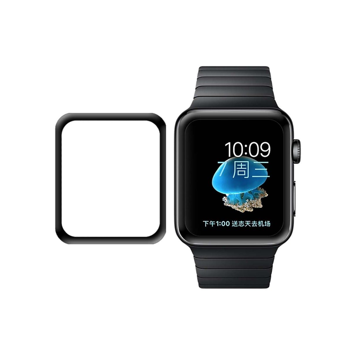 Apple Watch 44mm (Series 4/5/6/SE) Skærmbeskytter Hærdet glas 3D
