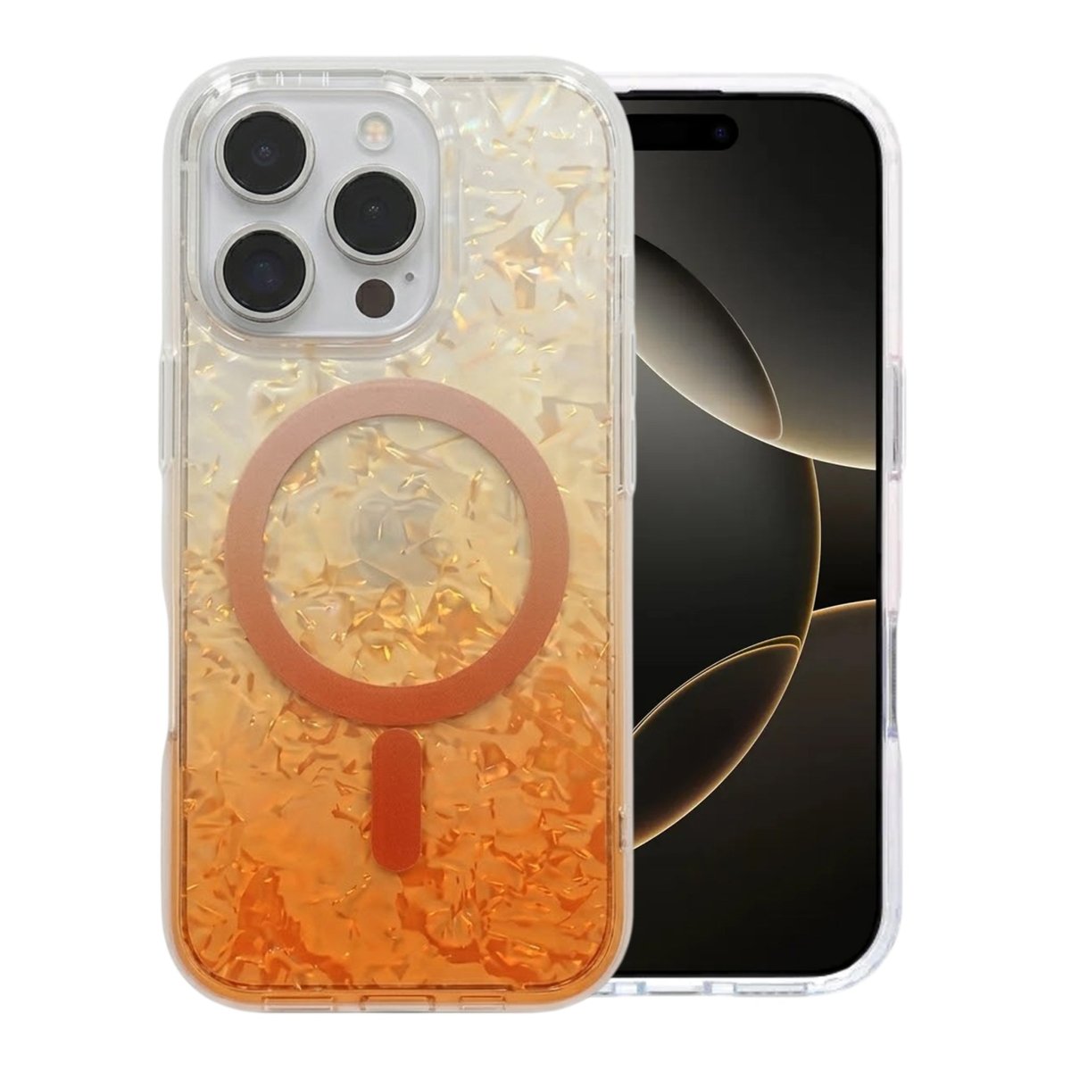 iPhone 16 Pro Cover Dreamy Ocean MagSafe Orange