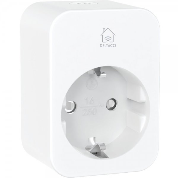 Deltaco Smart Home Smart Plug WiFi 2.4GHz 2-pak