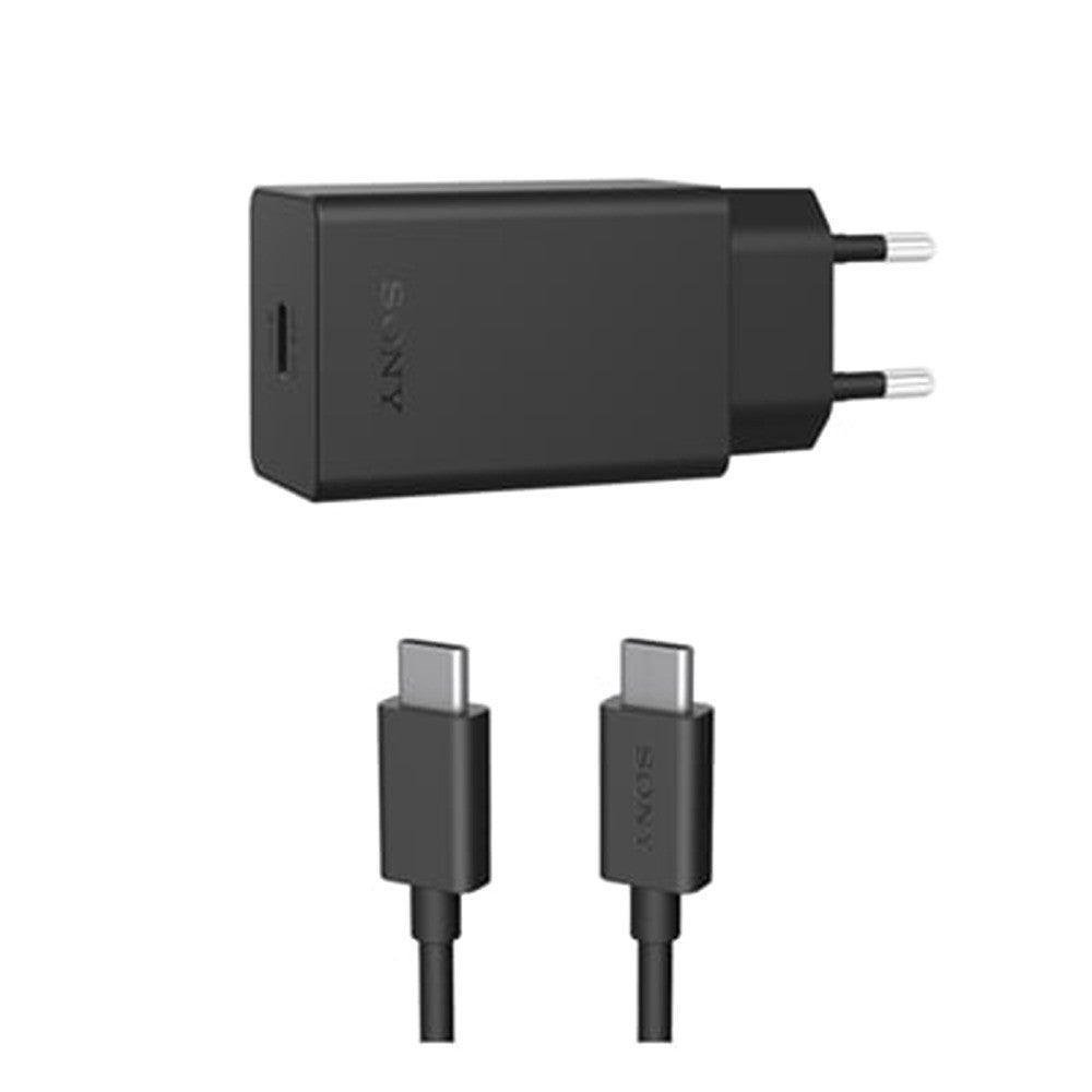 Sony Original Oplader med Kabel 30W USB-C Sort