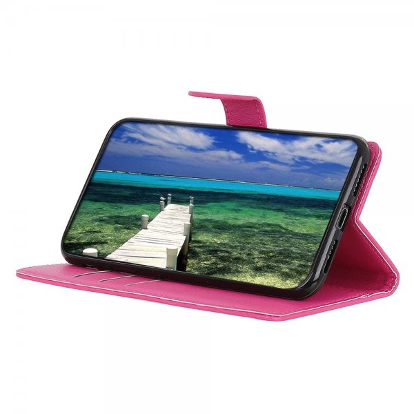 Sony Xperia 1 V Cover Litchi Magenta