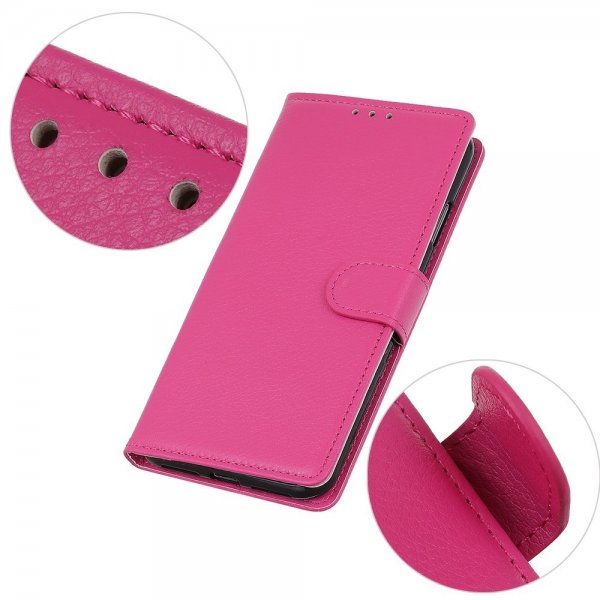 Sony Xperia 1 V Cover Litchi Magenta