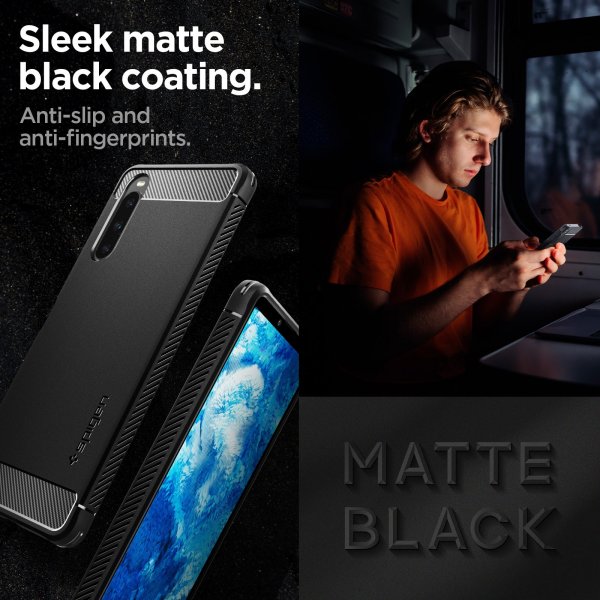 Spigen Sony Xperia 10 V Cover Rugged Armor Mat Sort