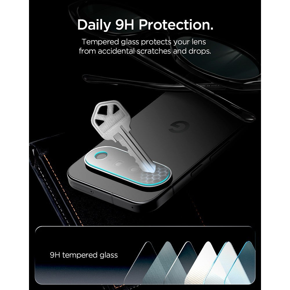 Spigen Google Pixel 11 Kameralinsebeskytter GLAS.tR EZ Fit Optik Pro 2-pak