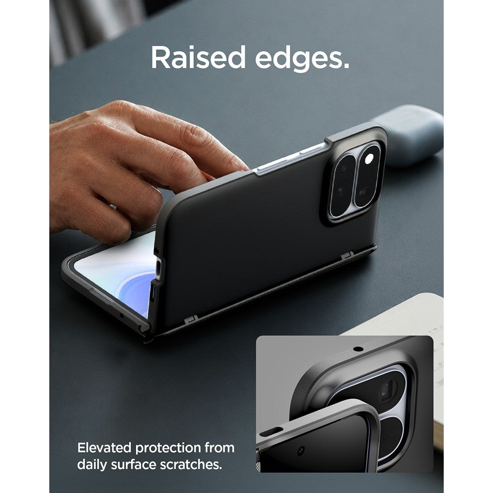 Spigen Google Pixel 11 Pro Fold Cover Slim Armor Pro MagFit Sort