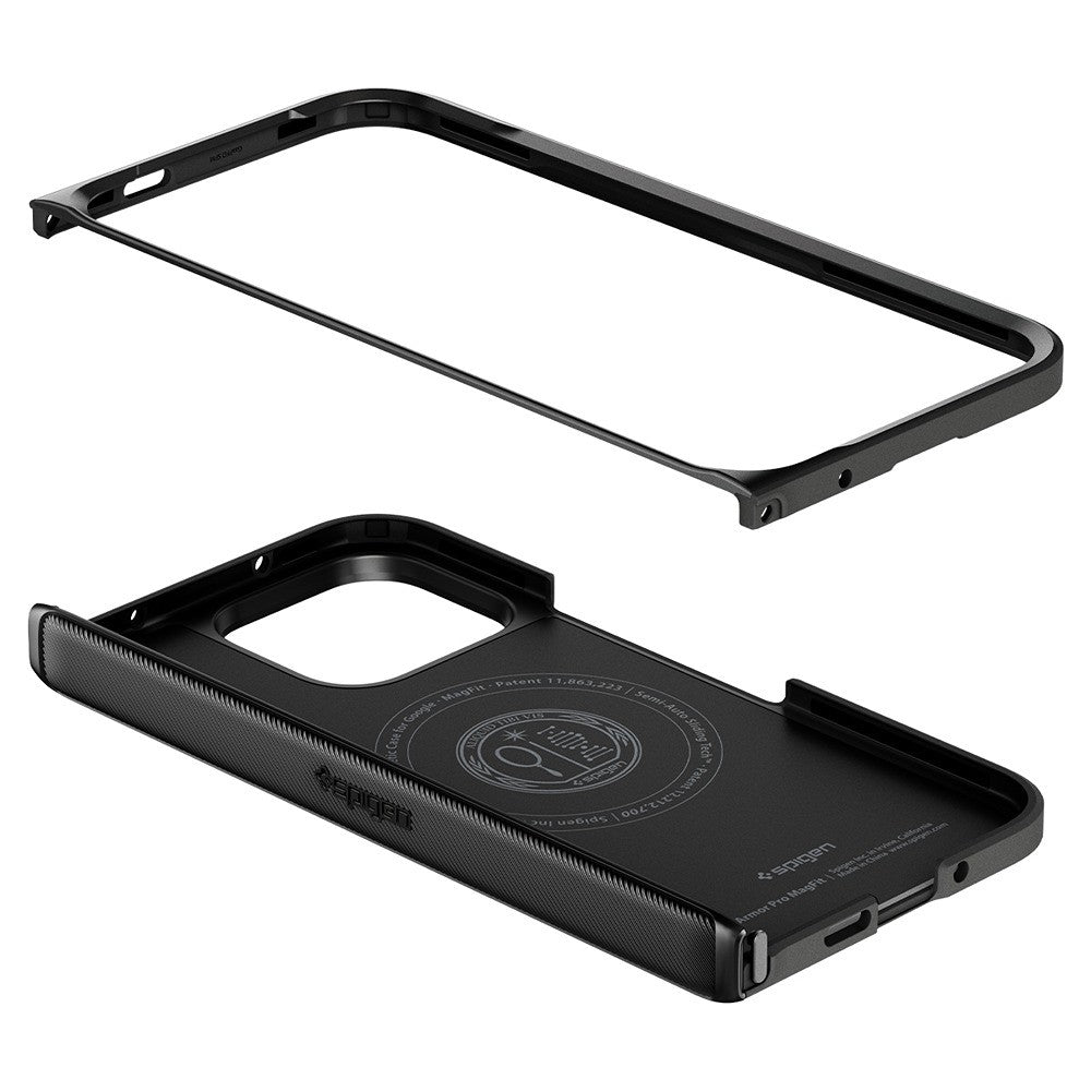 Spigen Google Pixel 11 Pro Fold Cover Slim Armor Pro MagFit Sort