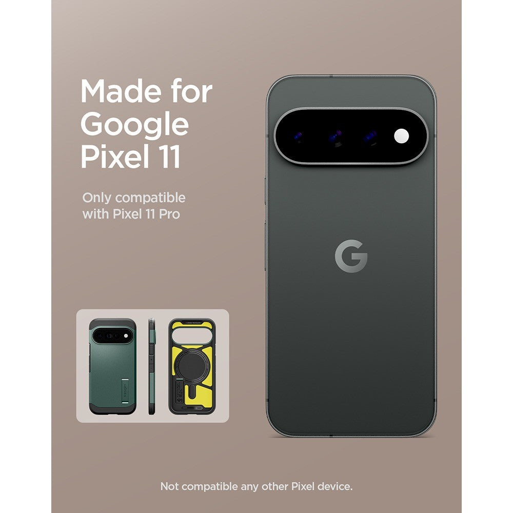 Spigen Google Pixel 11 Pro Cover Tough Armor MagFit Abyss Green