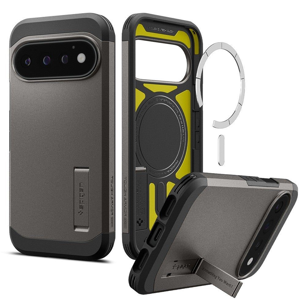 Spigen Google Pixel 11 Pro Skal Tough Armor MagFit Gunmetal