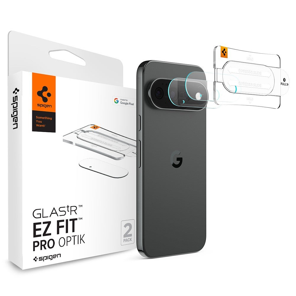 Spigen Google Pixel 11 Pro XL Kameraskydd GLAS.tR EZ Fit Optik Pro 2-pack
