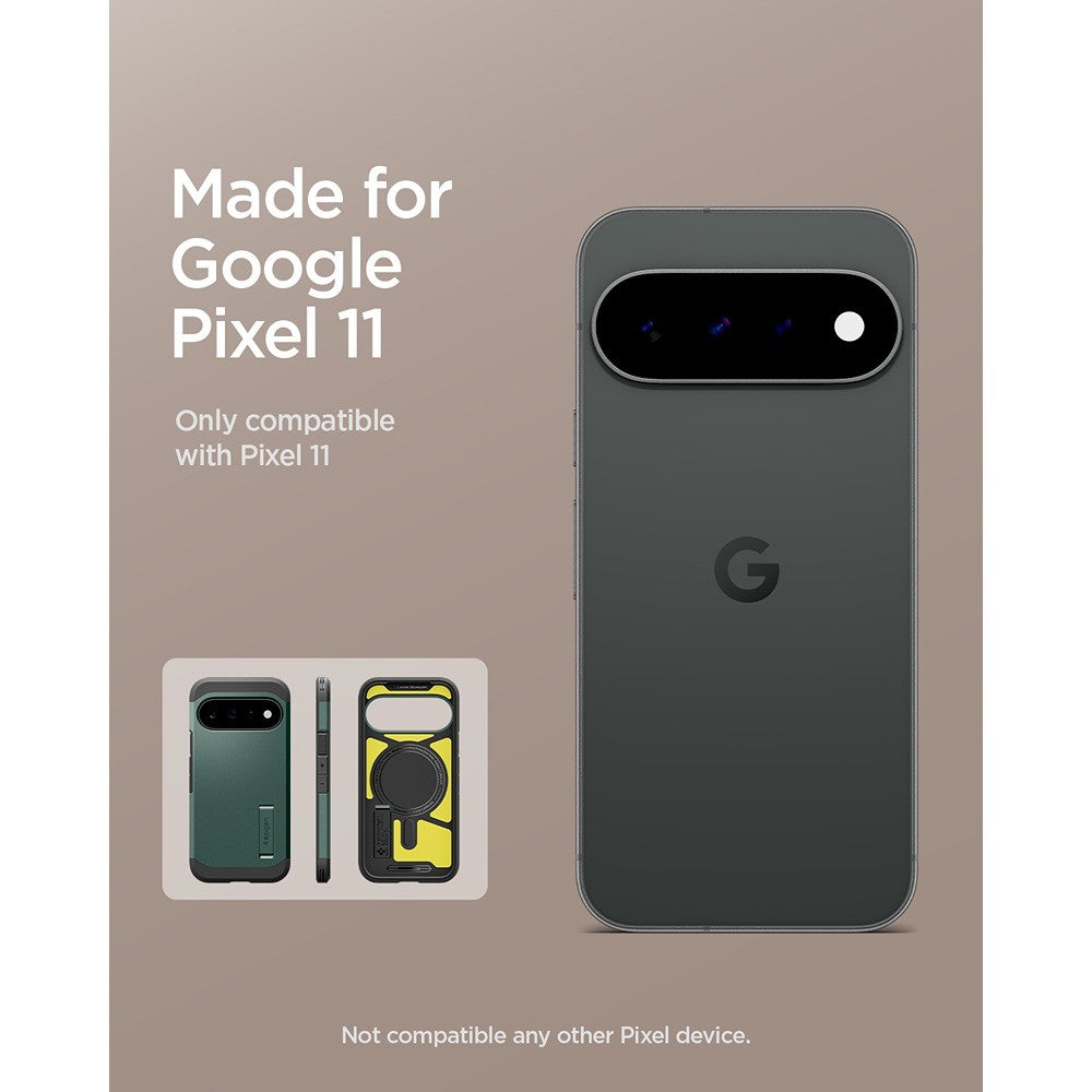Spigen Google Pixel 11 Cover Tough Armor MagFit Abyss Green