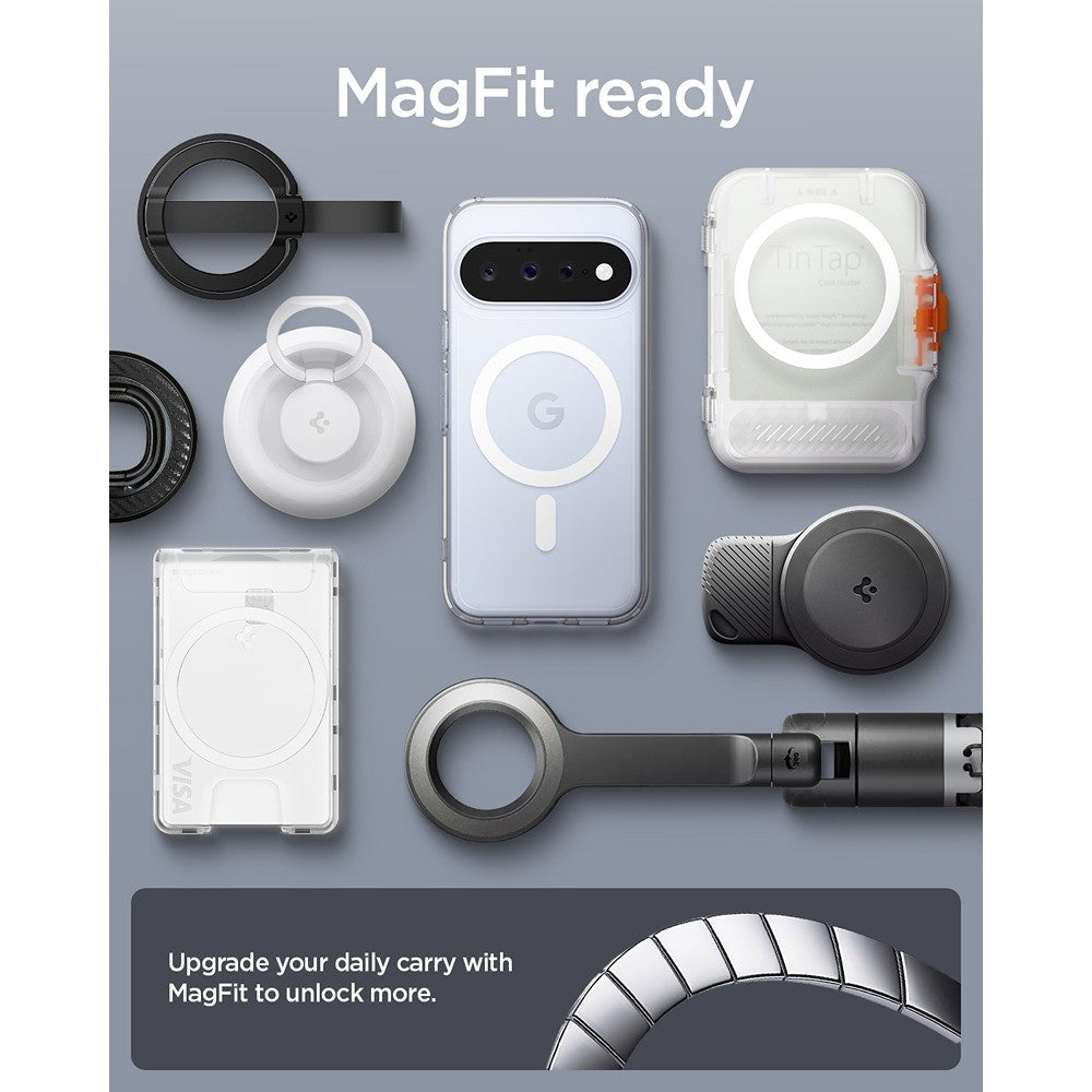 Spigen Google Pixel 11 Cover Ultra Hybrid MagFit Clear White