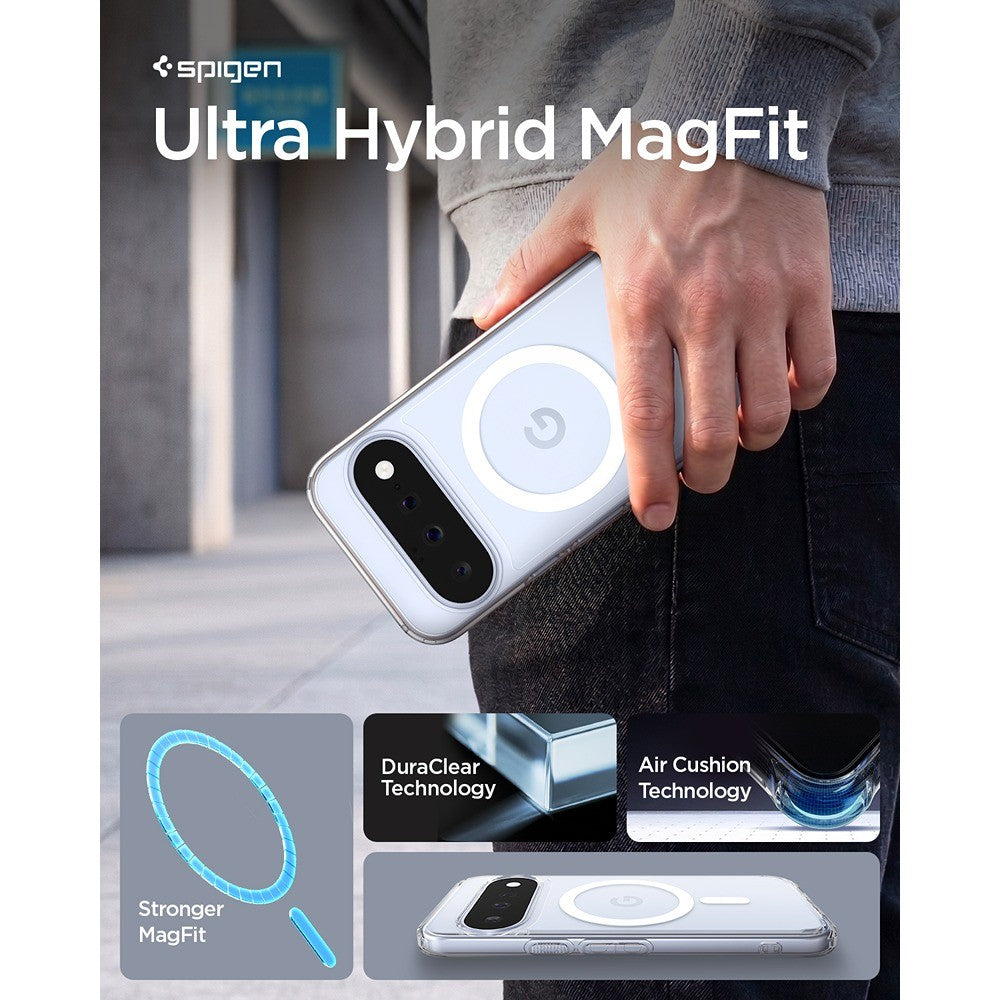 Spigen Google Pixel 11 Cover Ultra Hybrid MagFit Clear White