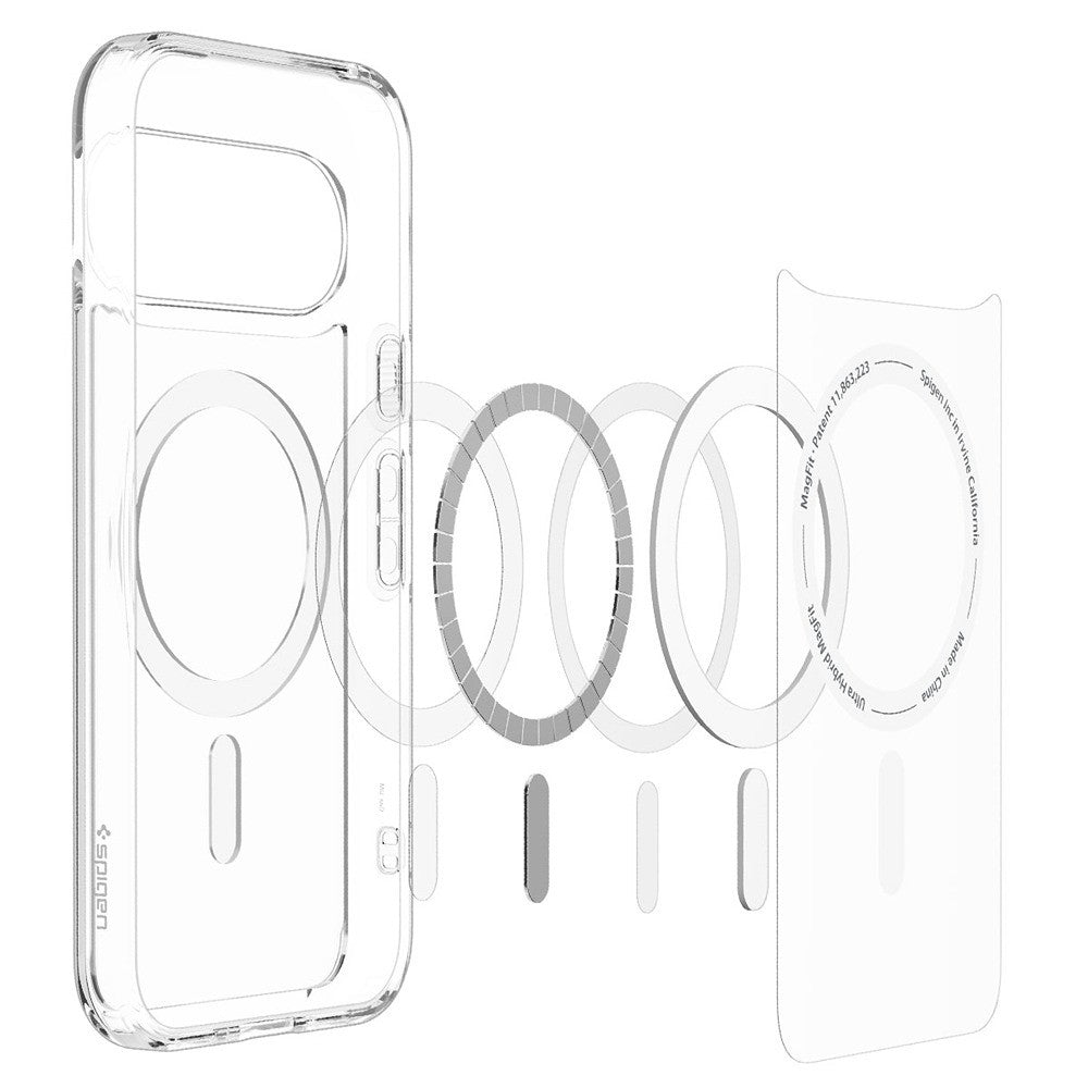 Spigen Google Pixel 11 Cover Ultra Hybrid MagFit Clear White