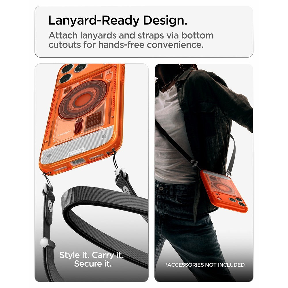 Spigen iPhone 17 Pro/iPhone 18 Pro Cover Classic C1 MagFit Tangerine
